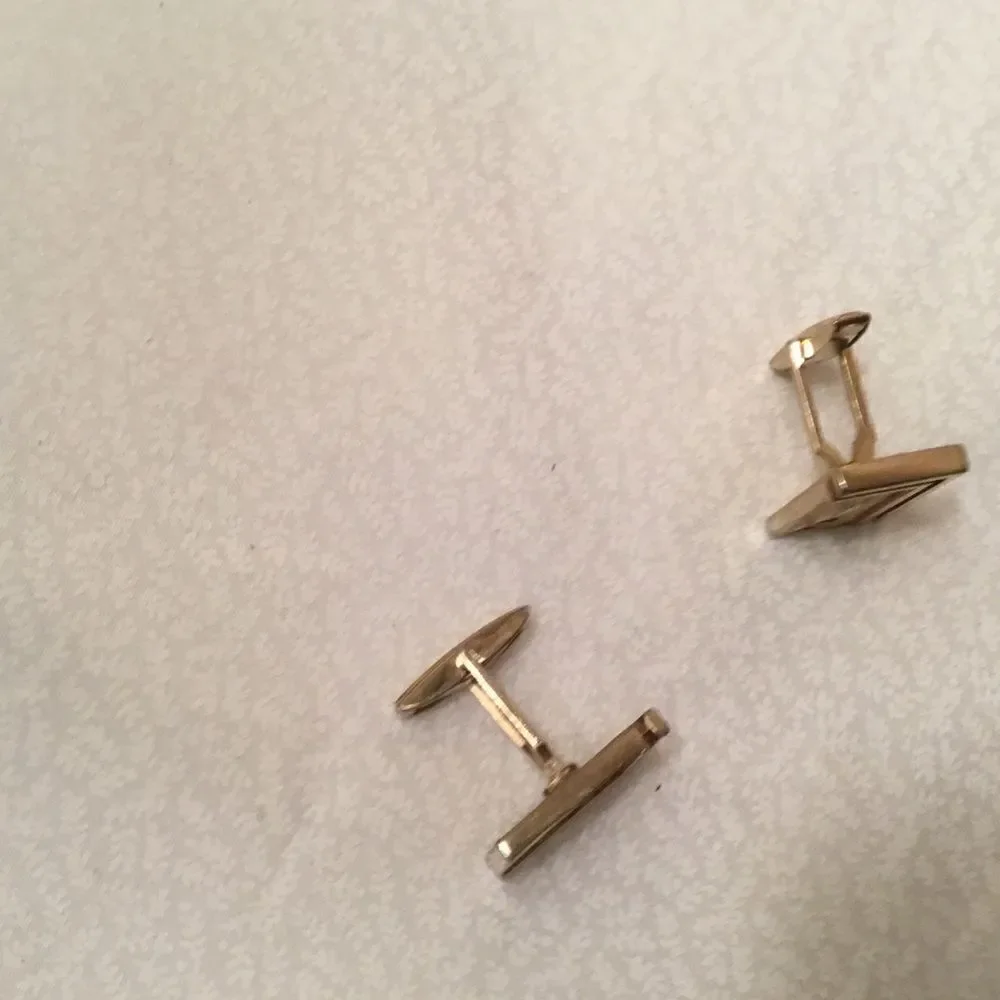 Set of Men’s Goldtone Cufflinks
